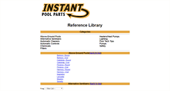 Desktop Screenshot of instantpoolparts.com